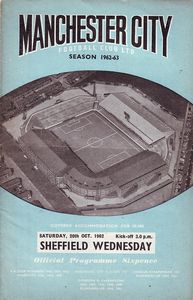 Manchester City v Sheffield Wednesday 1962/63